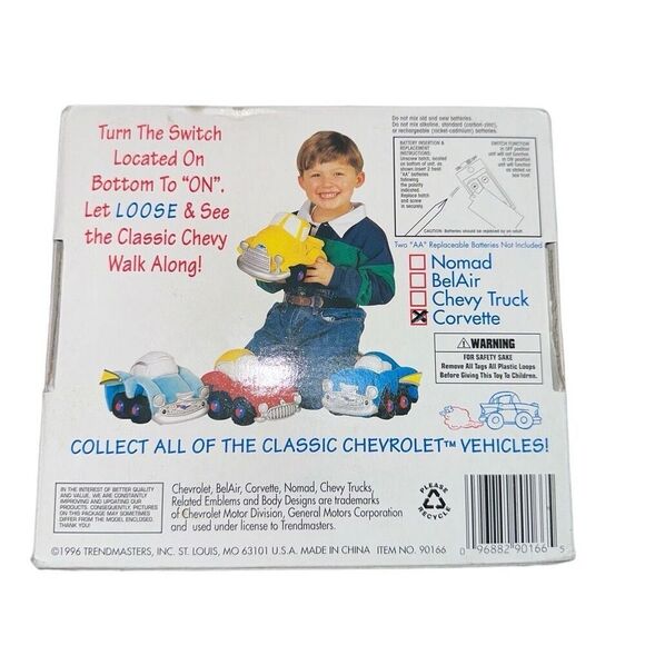 Vintage 1996 Trendmasters My First Chevy Plush Battery operator car - Picture 9 of 10